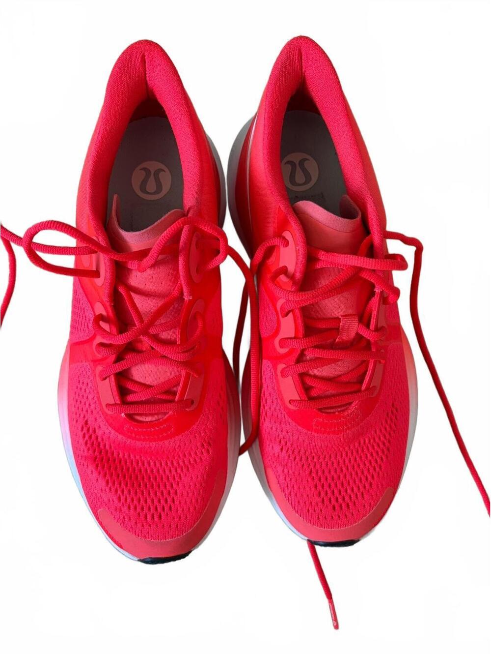 Lululemon Red Athletic Running Shoes